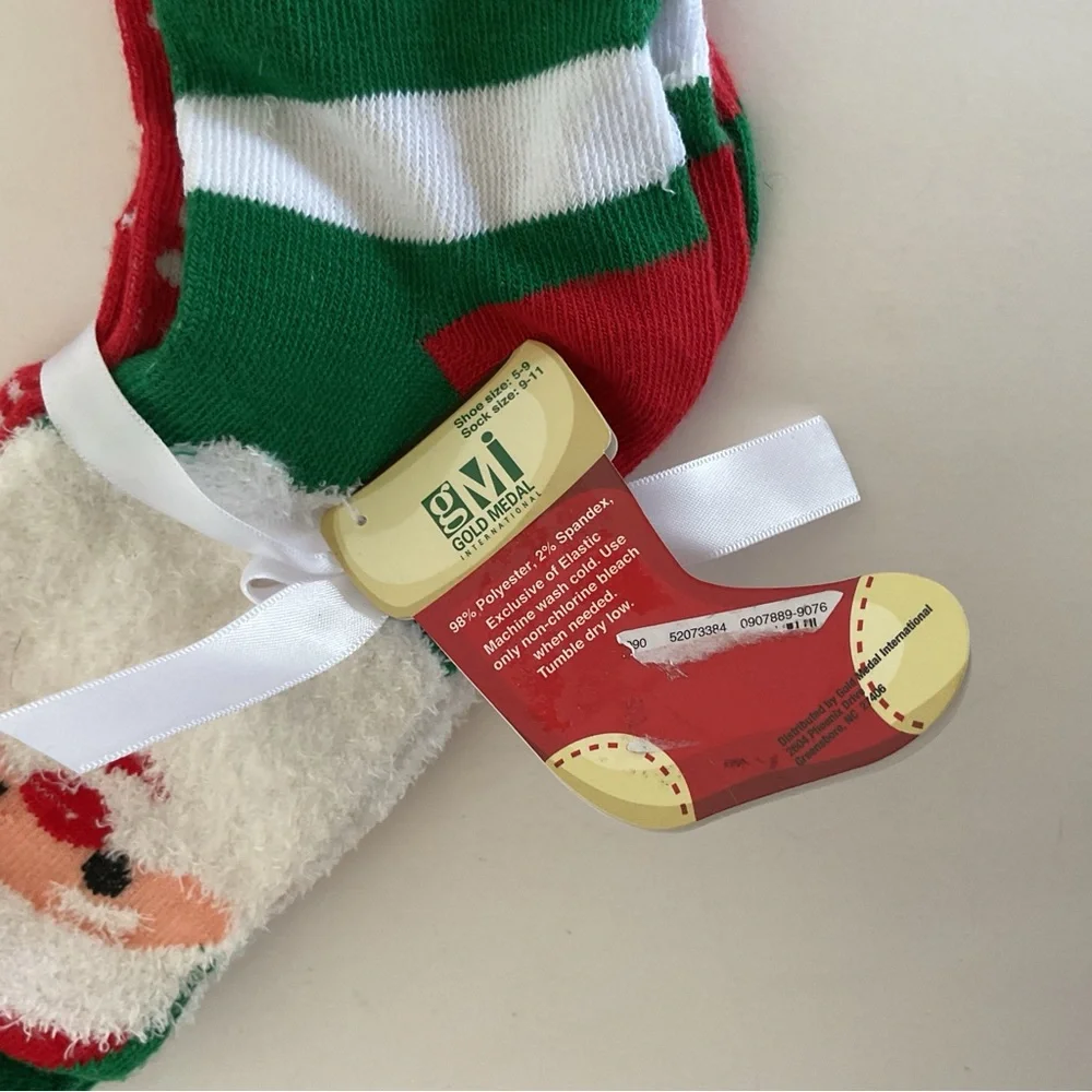Kohls Set of 2 pairs of Christmas Socks NWT